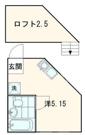 リバーサイド四つ木の物件間取画像